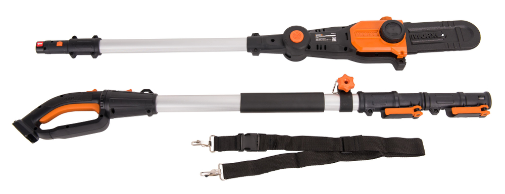 Цепная пила аккумуляторная телескопическая WORX WG349E.9