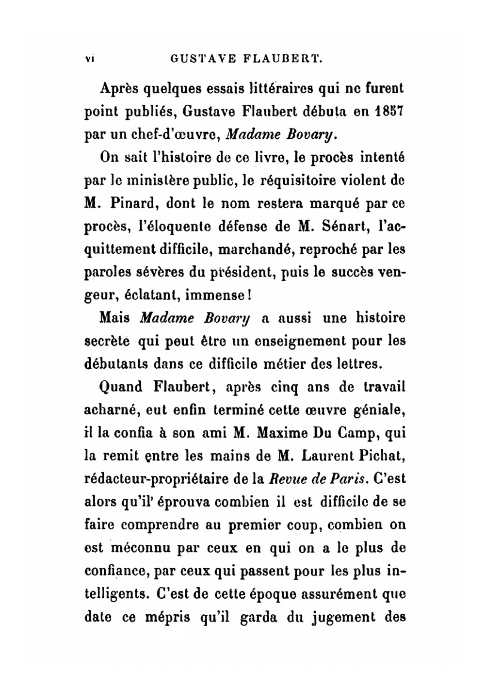Lettres de Gustave Flaubert à George Sand | Flaubert Gustave
