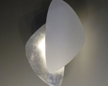 Wall lamp double galet