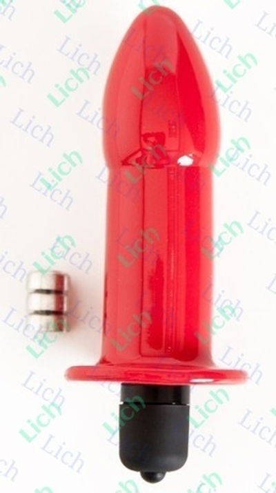 Красная глянцевая вибровтулка