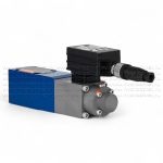 DBEE6-1X/100YG24K31M - Пропорциональный предохранительный клапан Ду6 (расход до 30 л/мин), давление регулировки до 100 бар, со встроенным усилителем, монтаж - на плиту