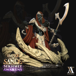 Grand Alliance Death Tomb Kings Liche Priest Жрец-лич миниатюра для dnd, днд, pathfinder, фентези, Настольная игра, НРИ, Варгейм, РПГ