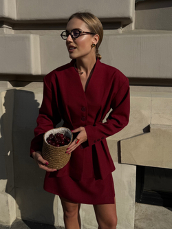 Блейзер Cherry tree винный