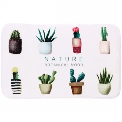 Коврик для ванной 45*75"Кактус»