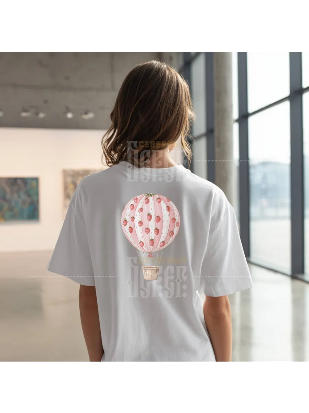 Термонаклейка на одежду, термопринт набор Клубника