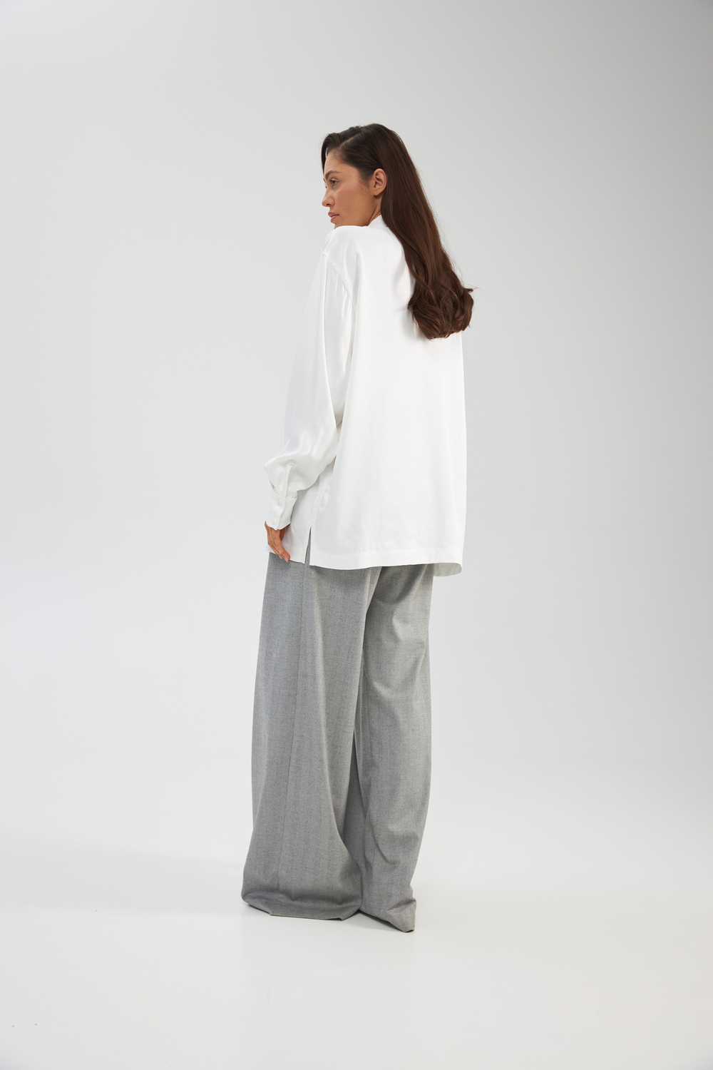 Блуза "Premium" с поясом шлейфом