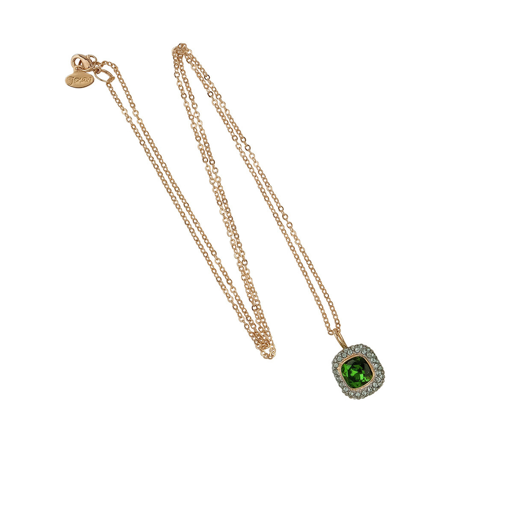 "Рашель" подвеска в золотом покрытии из коллекции "Милан" от Jenavi с замком карабин