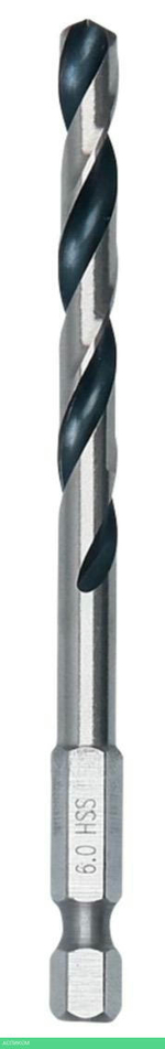 Набор сверл Bosch HSS PointTeQ HEX 8,0 мм по металлу 5 шт (2.608.577.547)