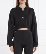 Худи TJW SPR CRP DRAPEY BADGE ПОЛО Tommy Jeans - черный(DW0DW17785)