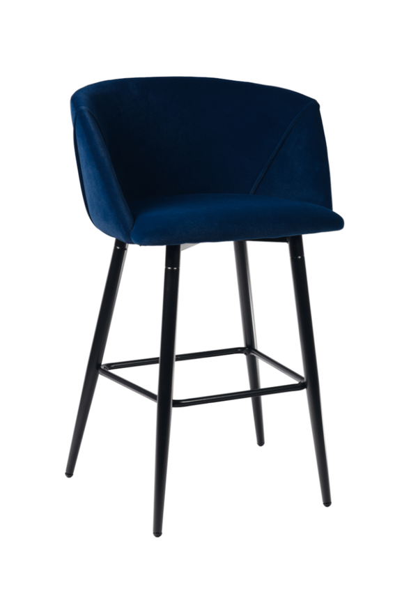 СТУЛ ALMERIA БАРНЫЙ ТЕМНО  СИНИЙ