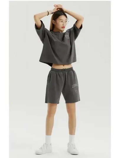 Пигментные шорты с логотипом университета