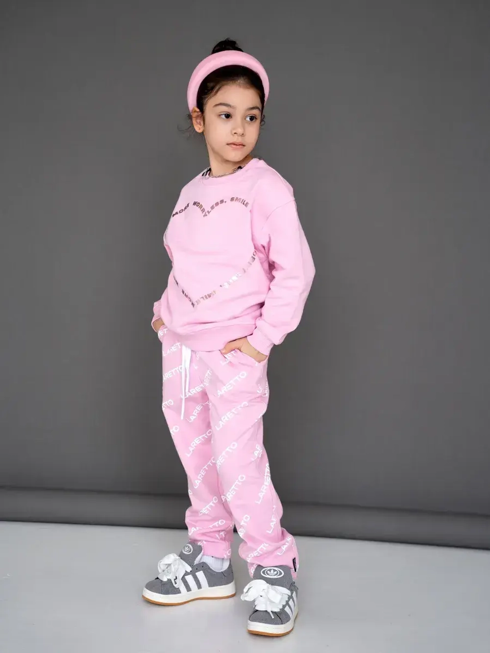 Брюки для девочки, розовые