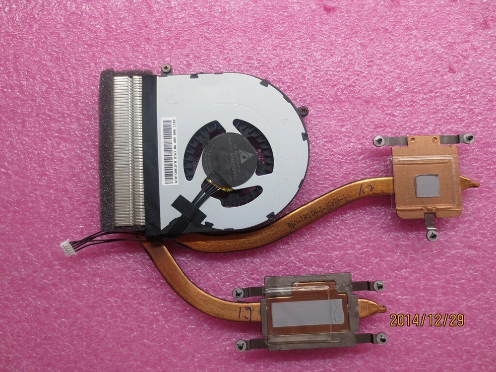 Радиатор с вентилятором для ноутбука Lenovo ThinkPad E550 (04X5620), оригинал