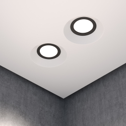 Встраиваемый светильник Intro 2.0 Sharp GU10 x 9Вт DL136-GU10-W