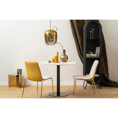 Свеча декоративная 25.5см Tkano Edge оранжевая