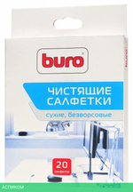 Салфетки для ухода за электроникой Buro BU-UDRY 20 шт