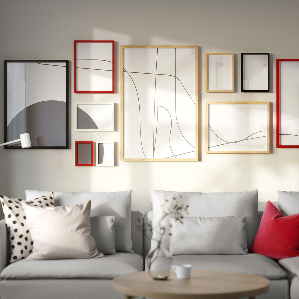 IKEA RÖDALM  (ИКЕА РÖДАЛМ)  -  Рама, имитация. дуб, 40x50 см