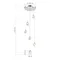 SL6114.103.06 Светильник подвесной ST-Luce Хром/Прозрачный LED 6*3W 3000K CASCATO