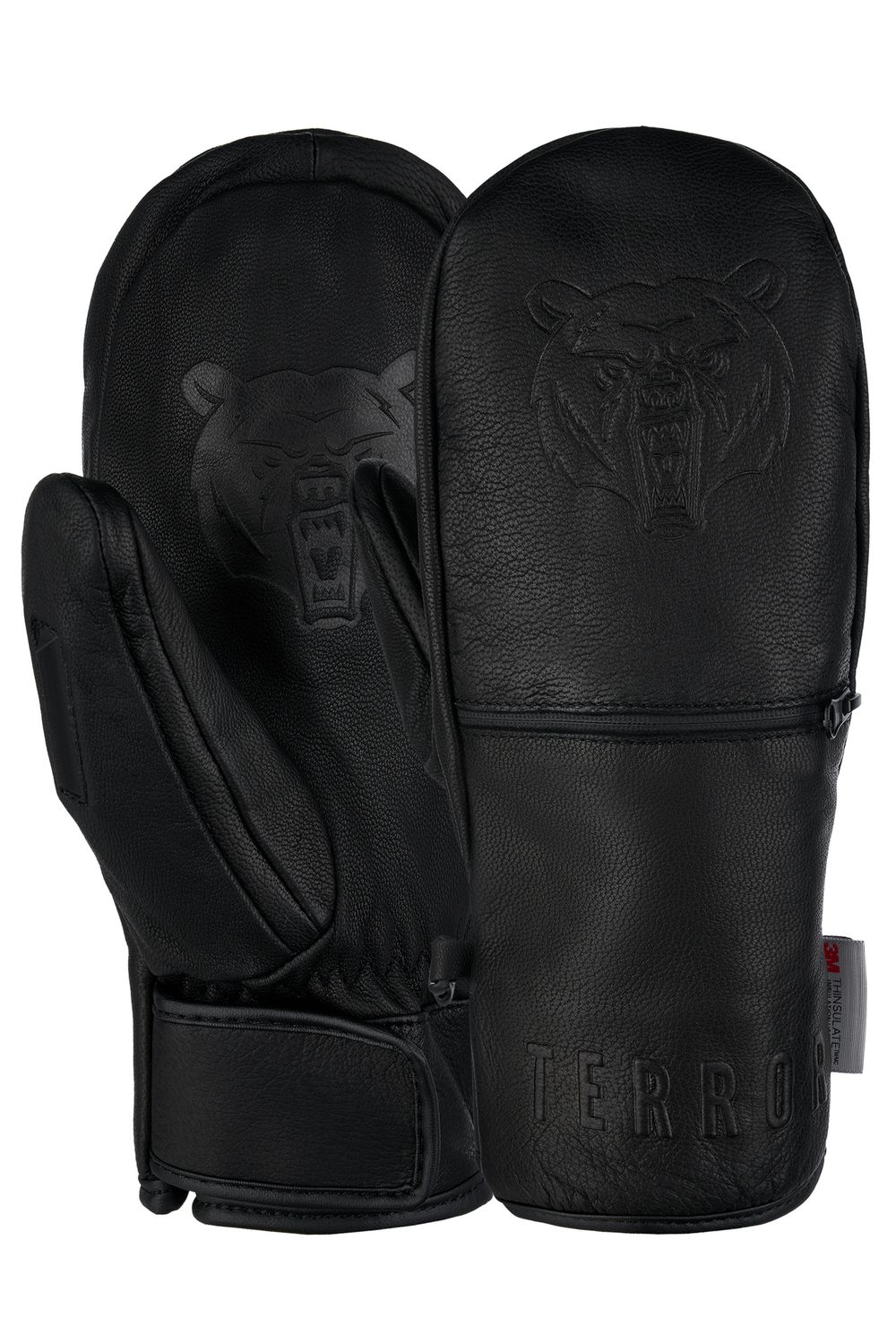 Варежки TERROR - LEATHER Mitten (Black)