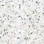 Керамогранит Alma Ceramica GFU57TRZ07L Terrazzo 57x57 белый лаппатированный под камень