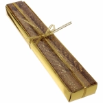 Свечи витые «Звездный блеск» 2шт 20см цвет золотой, в подарочной коробке