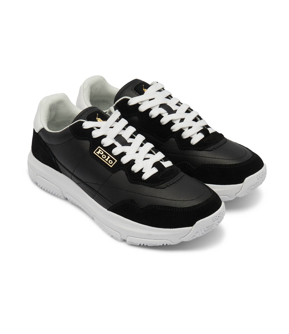 Кожаные кроссовки POLO RALPH LAUREN - черный(809931239)