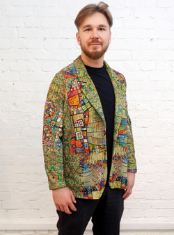 Трикотажный жакет "Витраж"