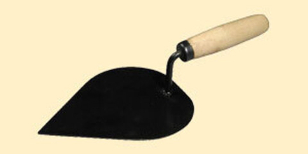 Кельма Зубр Мастер, деревянная усиленная ручка, Сердце, КШ