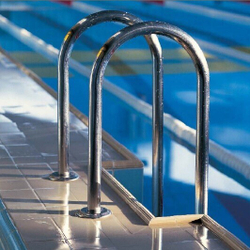 Лестница для бассейна - 4 ступени - CLASSIC 400 с антислипом, AISI-304 - MU-415 / M204A - Pool King