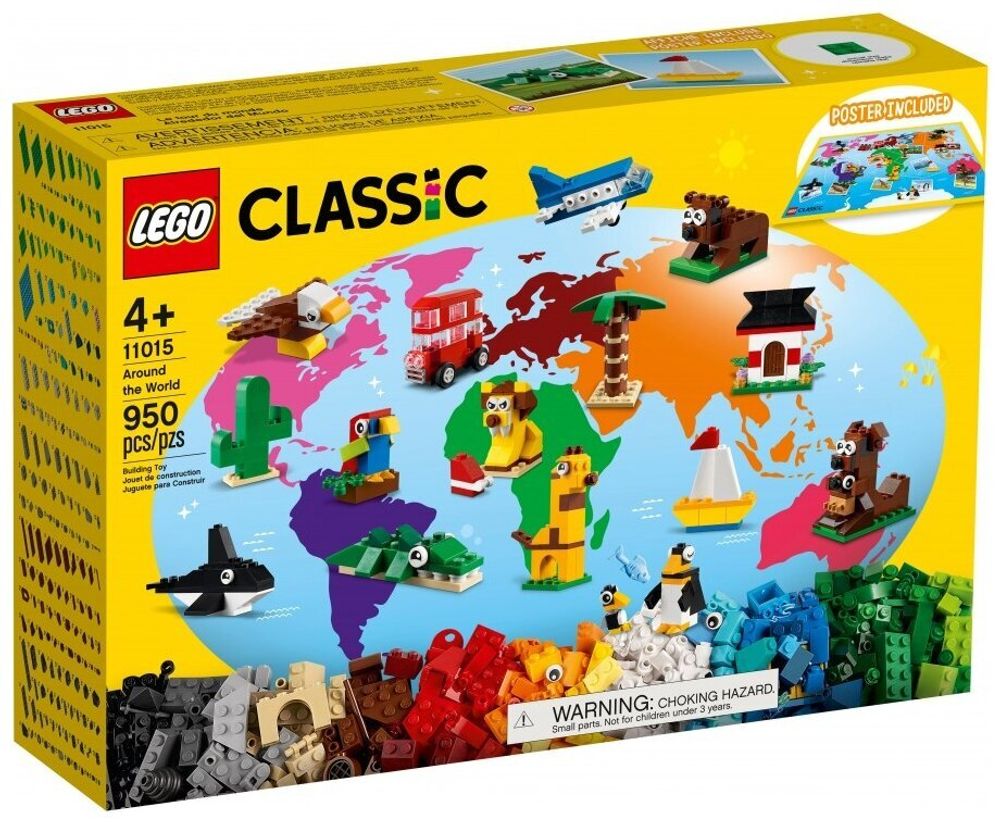 Конструктор LEGO Classic 11015 Вокруг света