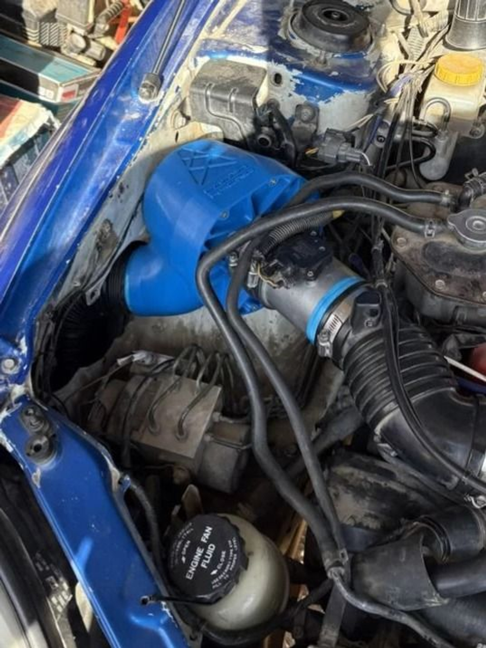 Холодный впуск для автомобилей Subaru WRX STI розовый