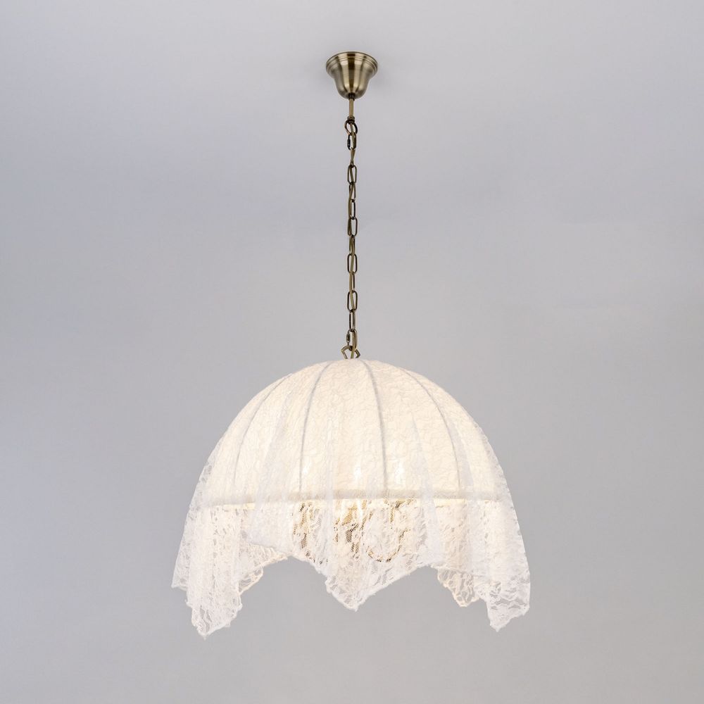 Citilux Базель CL407134 Люстра подвесная с абажуром Кружево