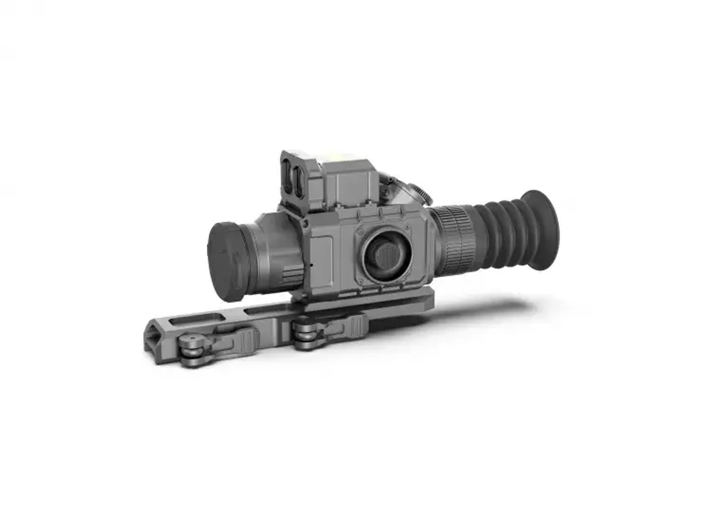 Тепловизионный прицел с дальномером LZIRTEK Perun 335L с креплением Weaver