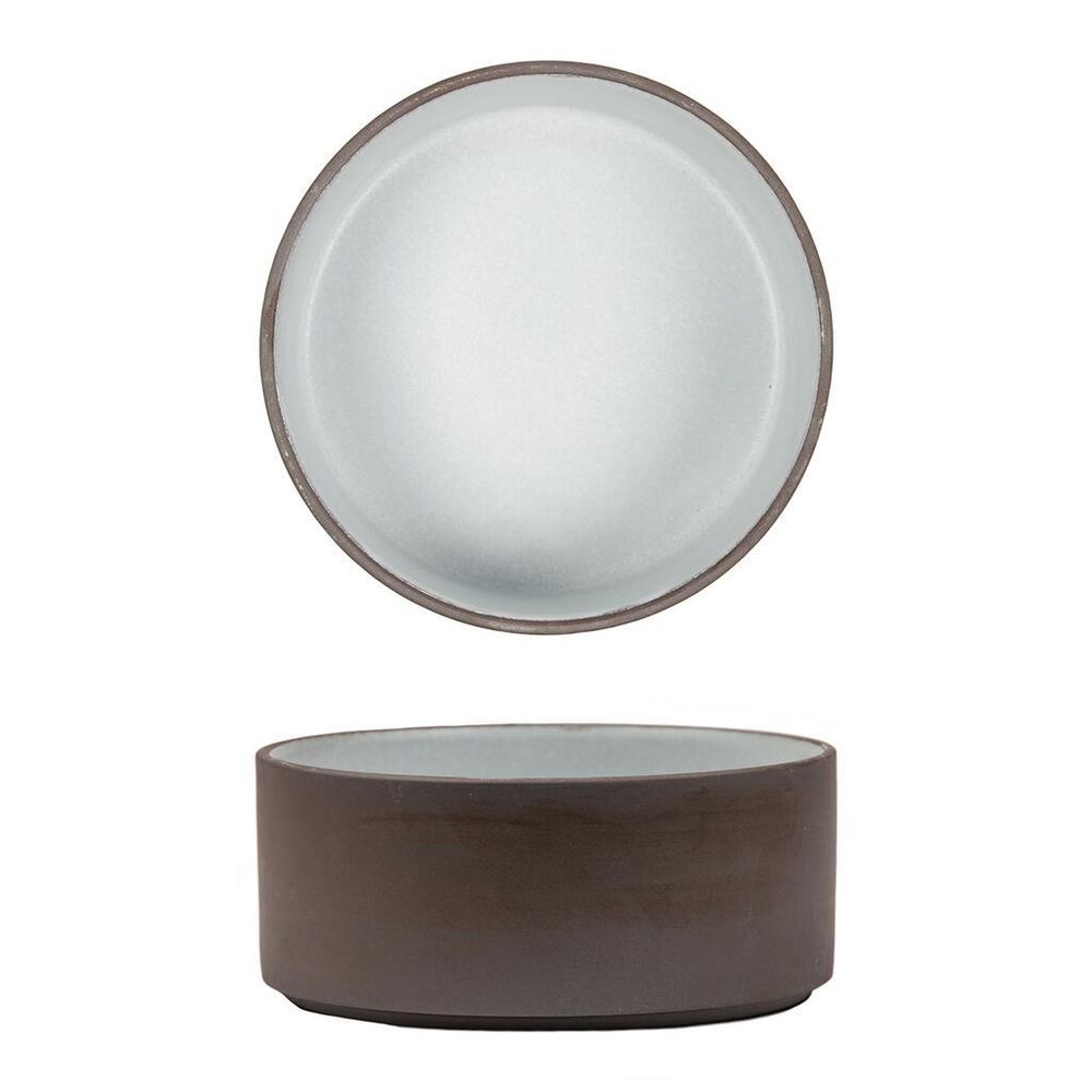 Салатник 600 мл d 13,8 cм h6 cм White Matt New Brown Taiga P.L. [4]