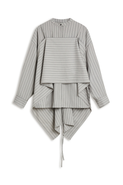 Рубашка 2в1 серая