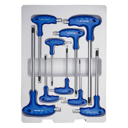 Цена на KING TONY (22309TR) Набор Г-образных ключей TORX, T10-T50, 9 предметов