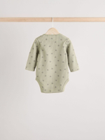 Боди с длинным рукавом для малышей Next B46-232, 5 шт., Зеленый, Желтый, Синий