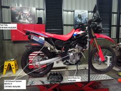 Skid Plate for Honda CRF300Rally (2021-UP). Aluminium, 4mm. Black (Gloss)