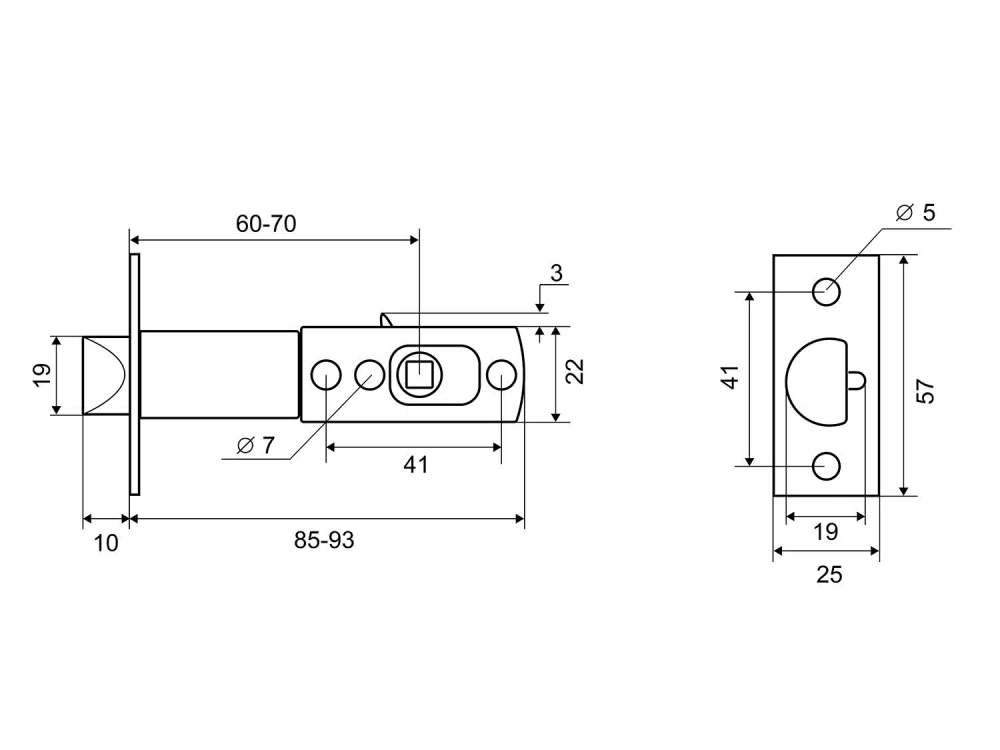 Механизм для кнобов Palladium AB УТ-00000536