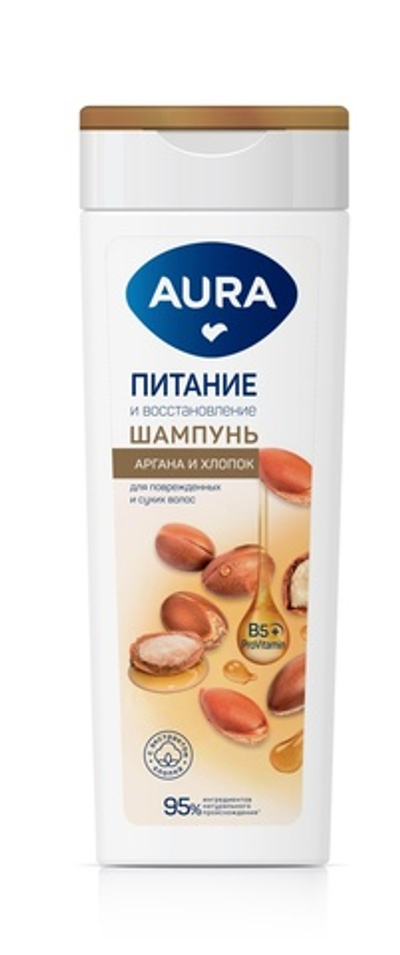 Aura Шамп.380мл.Питание и восст.
