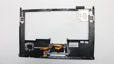 Верхняя панель клавиатуры (топкейс) для ноутбука Lenovo ThinkPad T420 / T420i (for FingerPrint) черная (04W1371), оригинал