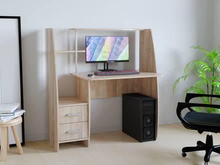 Компьютерный стол КЛ №6.2 правый