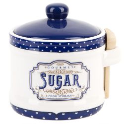 Банка для сыпучих продуктов + ложка " " 11,5х9,5х11,5см v=450мл (подарочная упаковка)