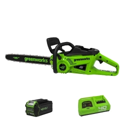 Аккумуляторная цепная пила Greenworks GD40CS20XK4 (1 x 4 Ач, Быстрое ЗУ) 2008807U4F