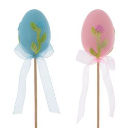 GAEM Изделие декоративное (вставка) "Яйцо пасхальное" (4*6) (блок 12 шт), L4 W4 H25 см, 2в.