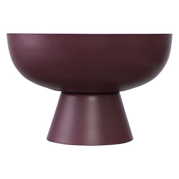 Блюдо на ножке vivlend, D21 см, сливовое