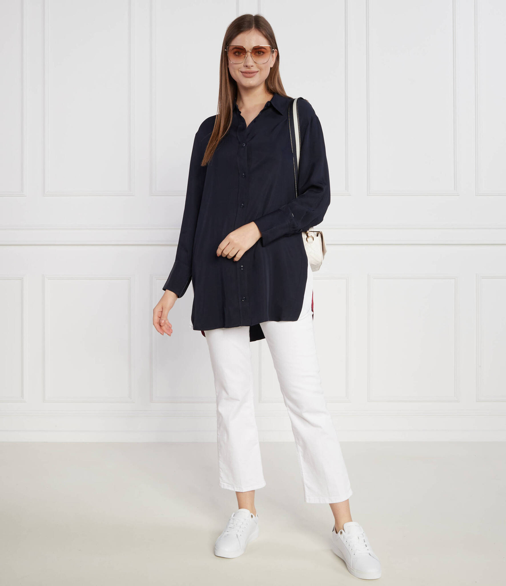 Платье PIECED GLB STP Tommy Hilfiger - темно-синий(WW0WW39387)