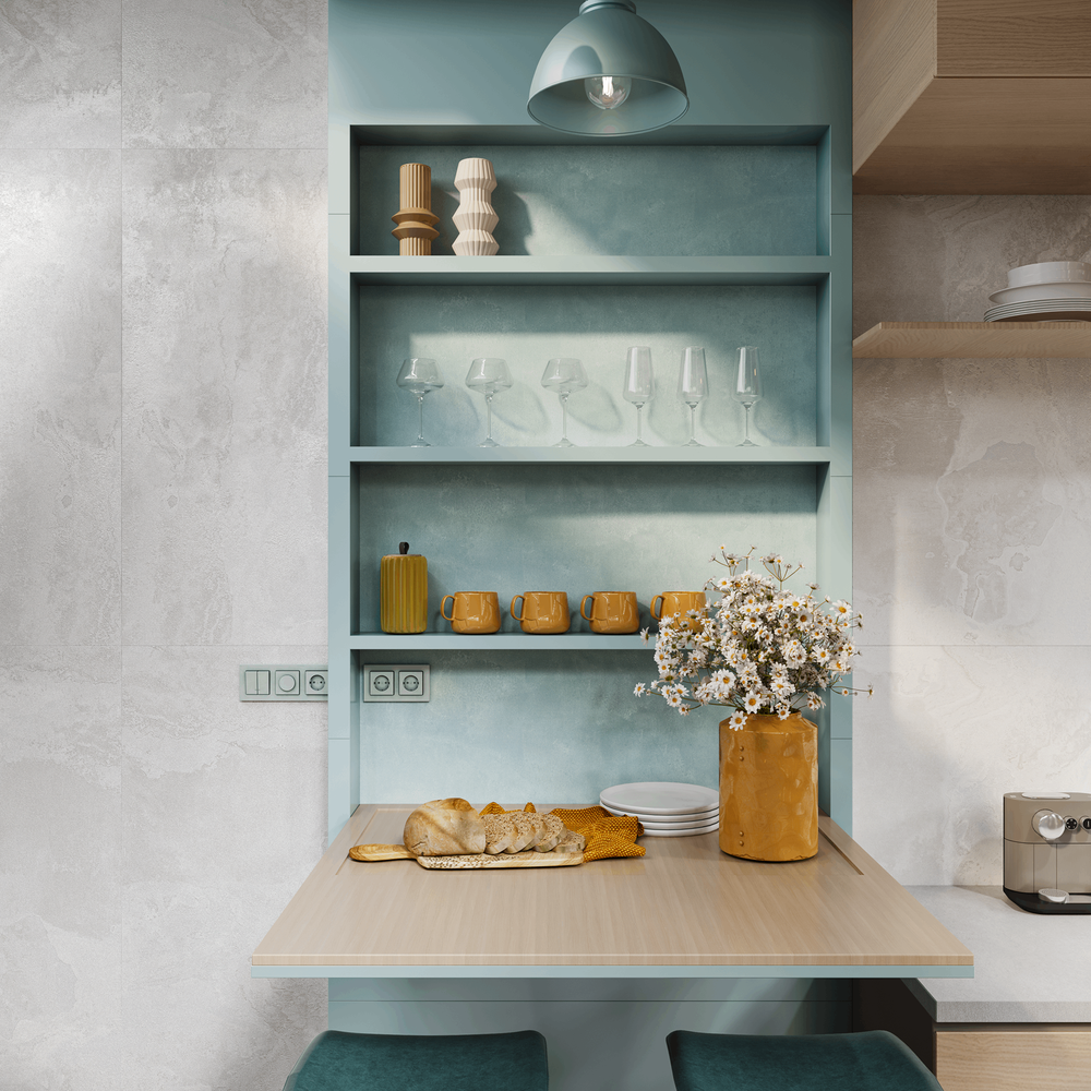 Керамогранит NTceramic AXION METALIA SNOW 1200*600*8.5мм Металлик