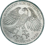 Germany, 5 Mark 1976 – Hans Jakob Christoffel von Grimmelshausen (Munich Mint - "D"), AU