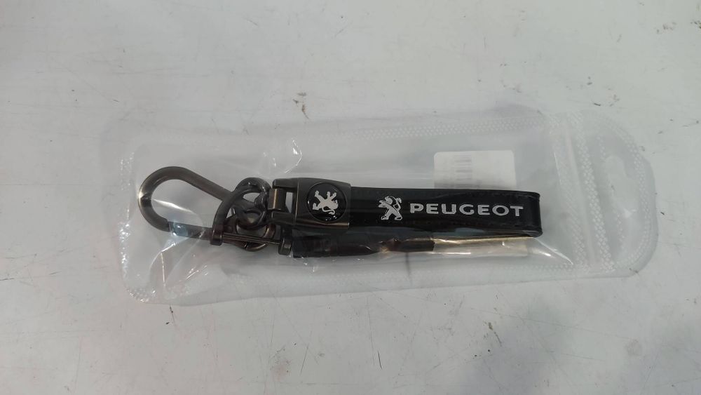 Peugeot, брелок автомобильный для ключей, карабин, петля